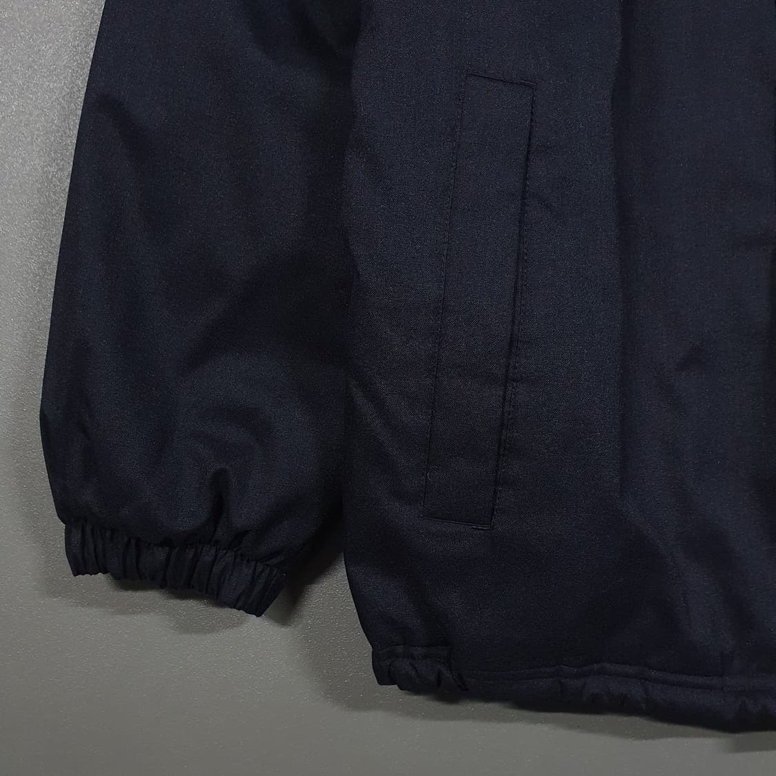 실측 XL) 나이키 00s 올드스쿨 스우시 파이핑 누빔 점퍼 자켓 블랙 상품이미지4