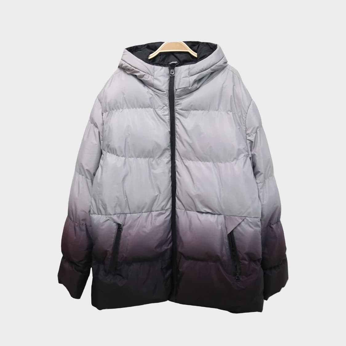 퍼플 그라데이션 패딩 61288 상품이미지1