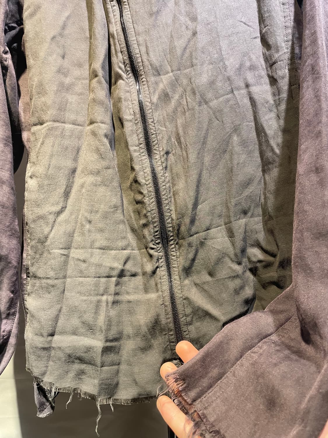 Siva asymetric hoodie zip-up 상품이미지7