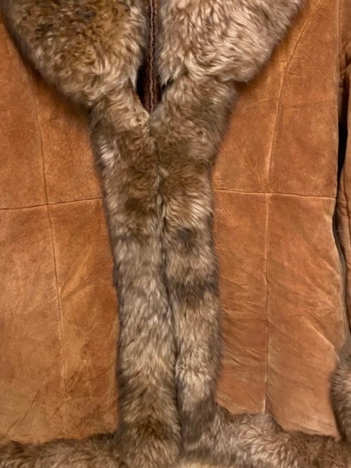 일본 빈티지 피그스킨 무스탕 코트 상품이미지5