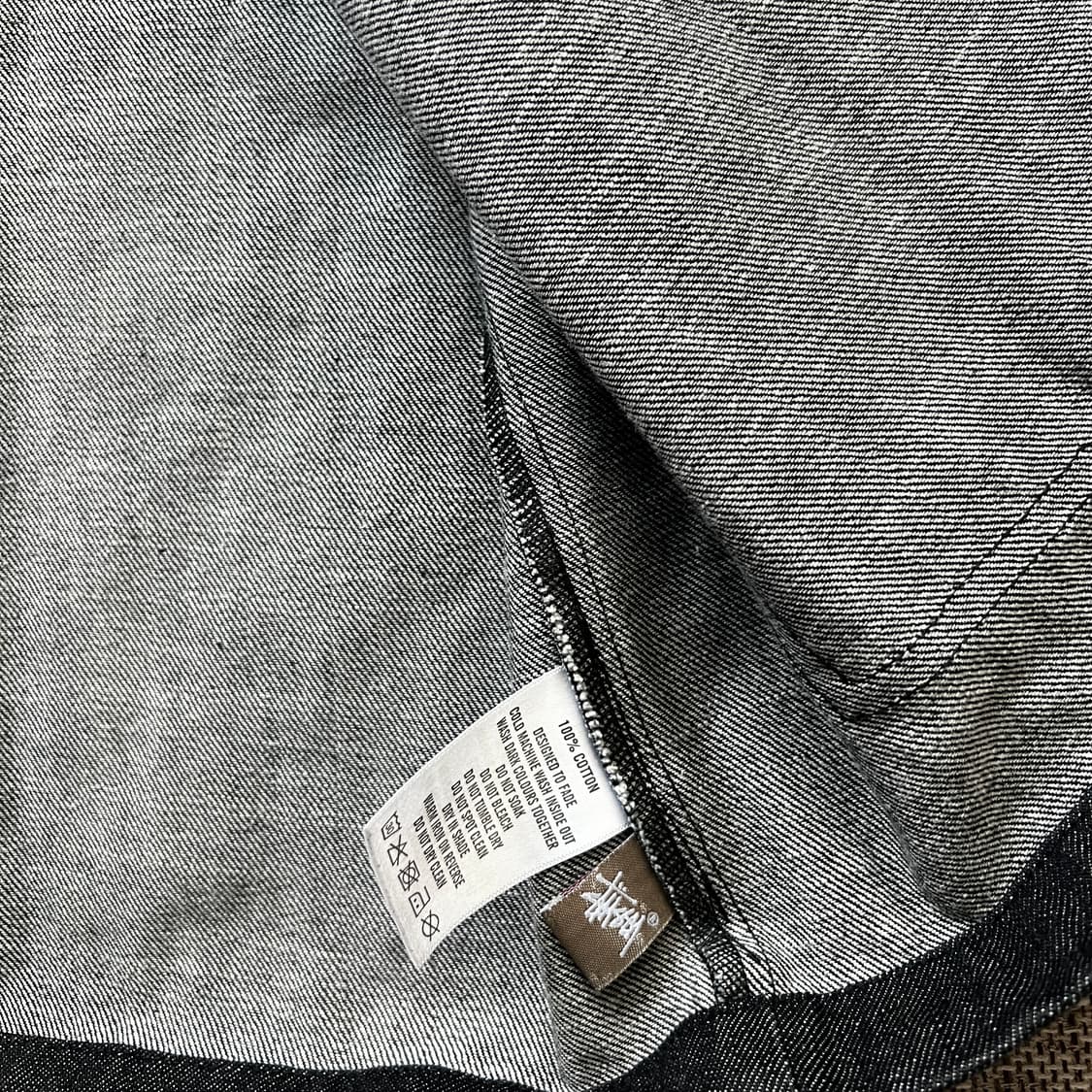 스투시 데님 워크자켓 L 상품이미지3