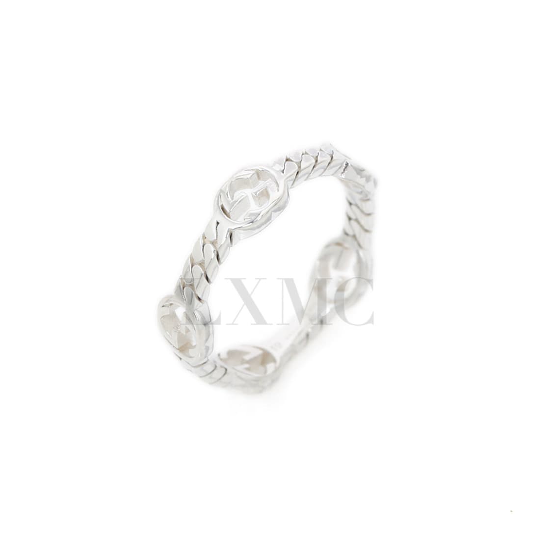 구찌 실버링 인터로킹 GG 실버반지 19호 661523 상품이미지3