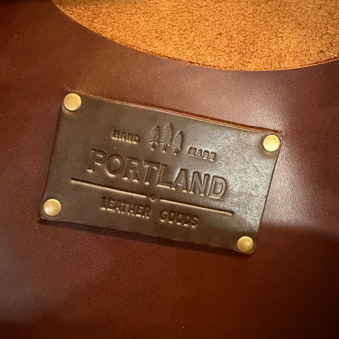 USA 포틀랜드 레더 풀그레인 레더 토트백 소가죽 상품이미지4