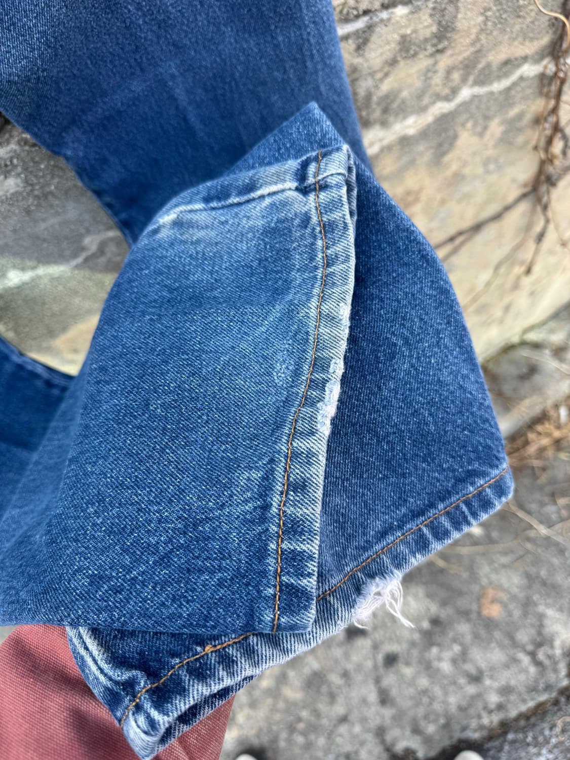 00s 리바이스 빈티지 517 부츠컷 워싱 데님 팬츠  상품이미지6