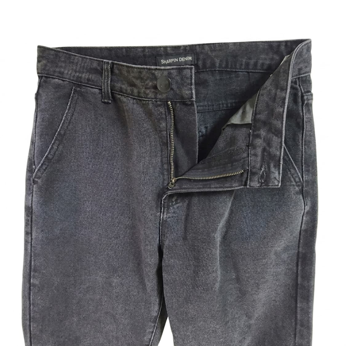 세미와이드핏 워싱 데님 (새상품) 상품이미지5