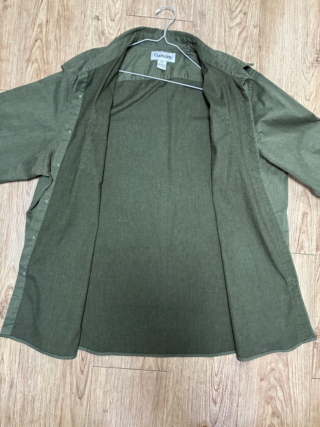 칼하트 카키 셔츠 XL 상품이미지6