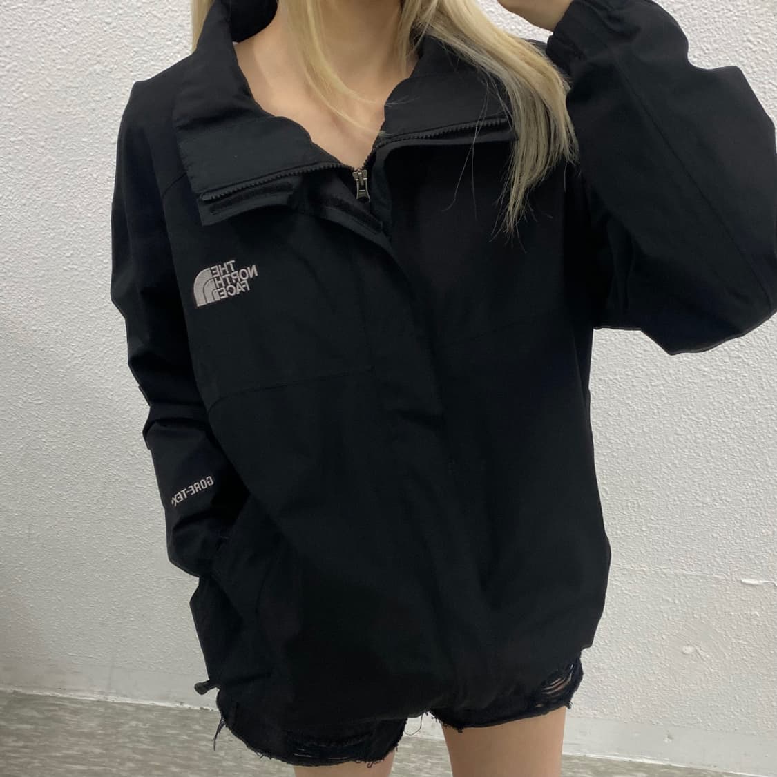 노스페이스 고어텍스 블랙 바람막이 100 상품이미지1