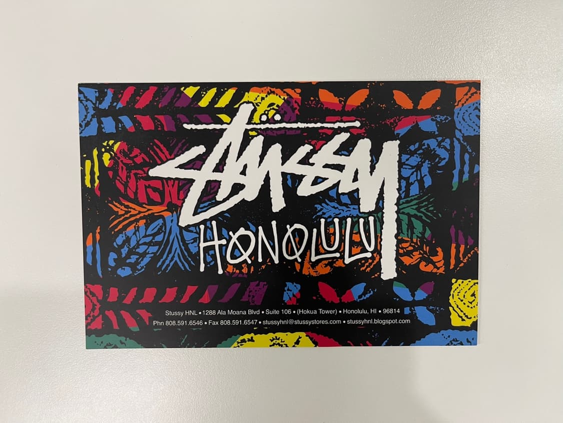 스투시 호놀루루 챕터 한정판 아트 포토 2018 STUSSY 상품이미지2