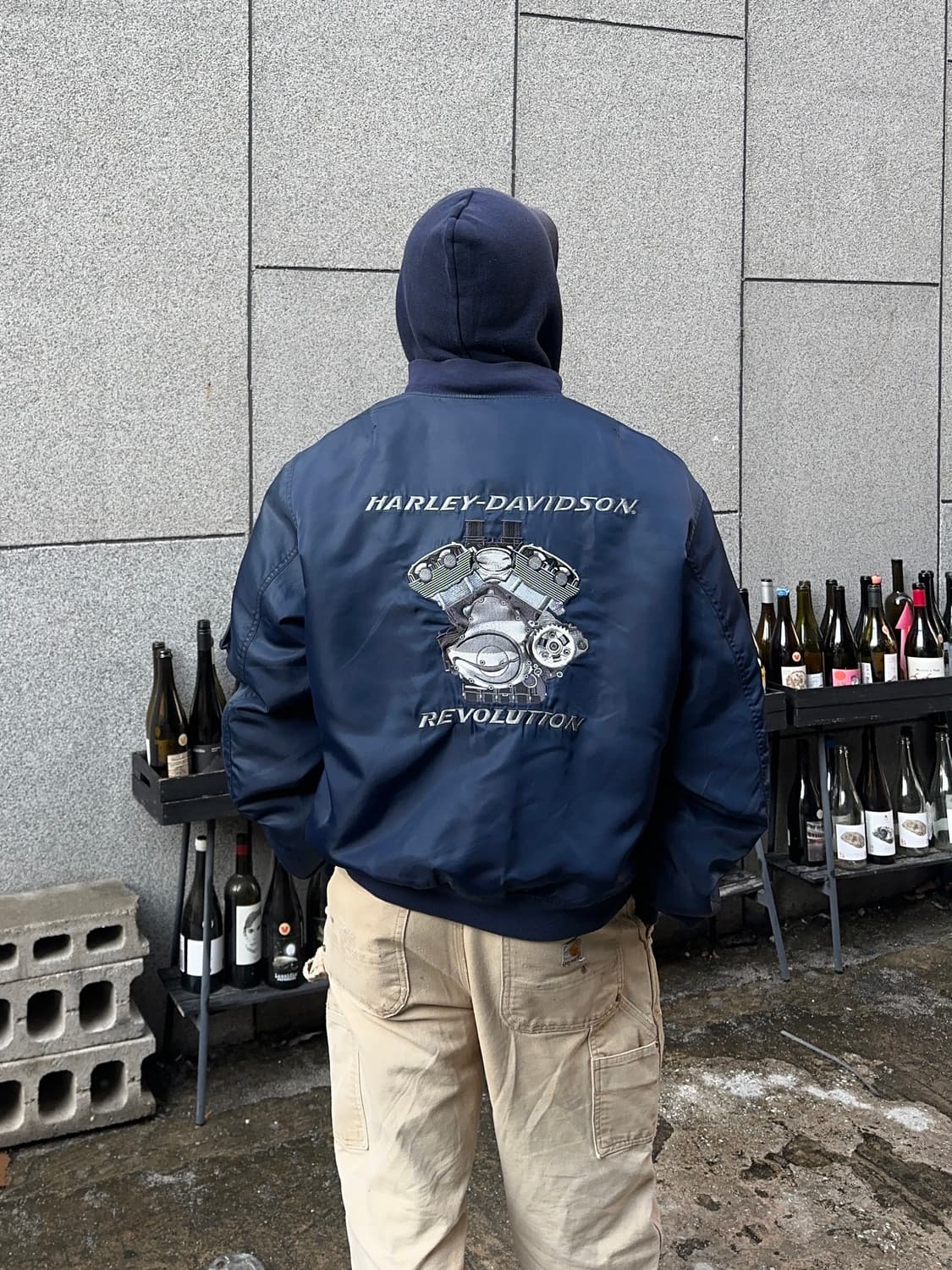 00’s Harley Davidson Revolution bomber 상품이미지2