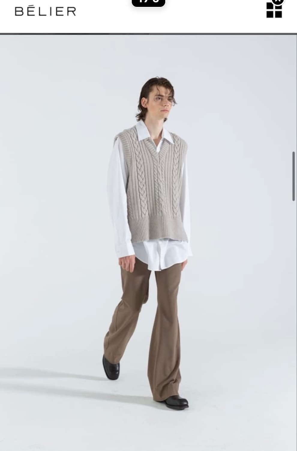 벨리에 명작 브라운 부츠컷 상품이미지1