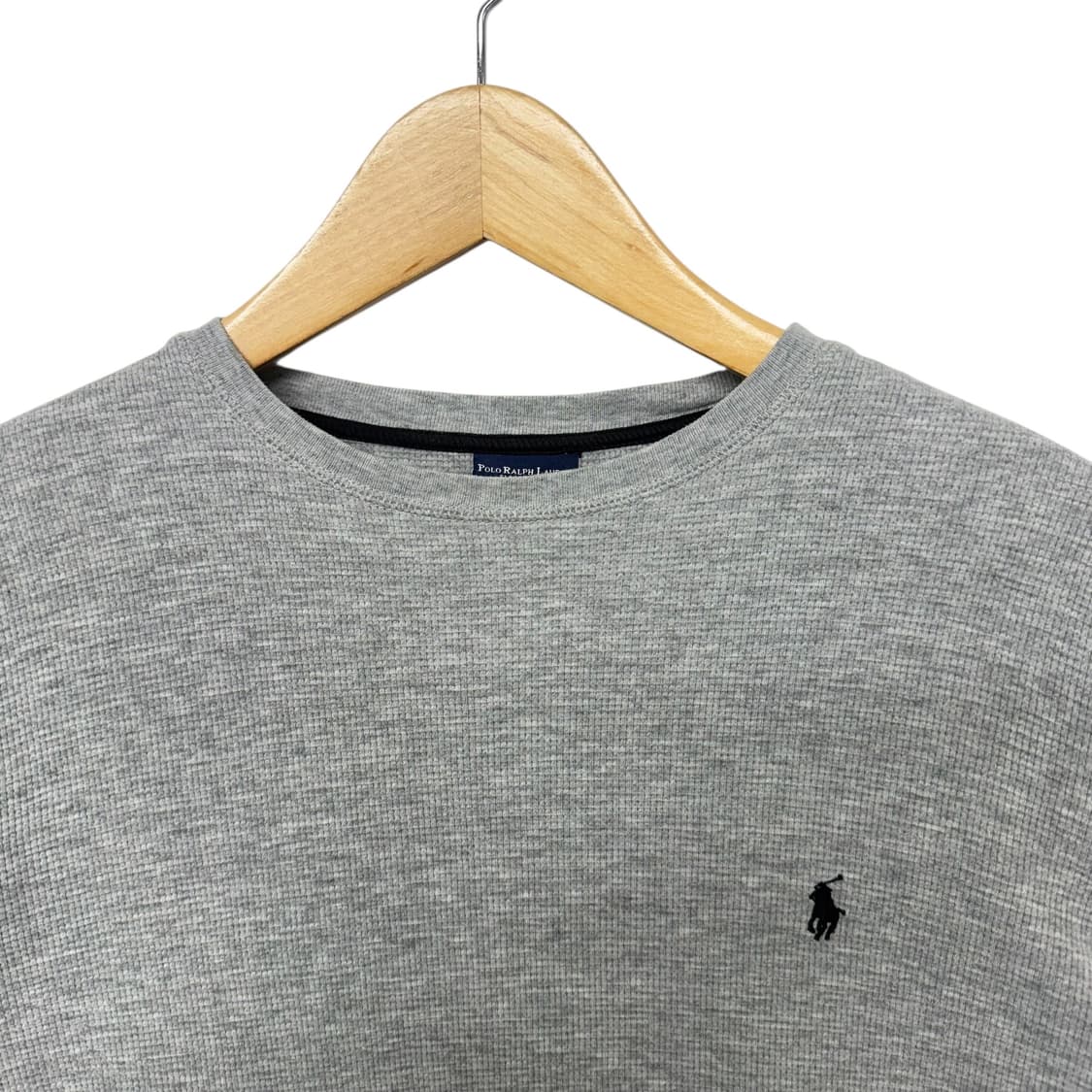 폴로 라운드 와플 긴팔티 상품이미지2