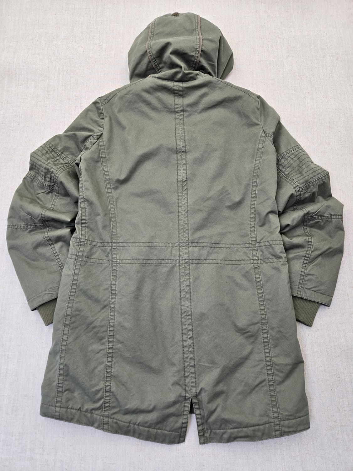 자딕앤 볼테르 카키색 후드 야상 점퍼 상품이미지8