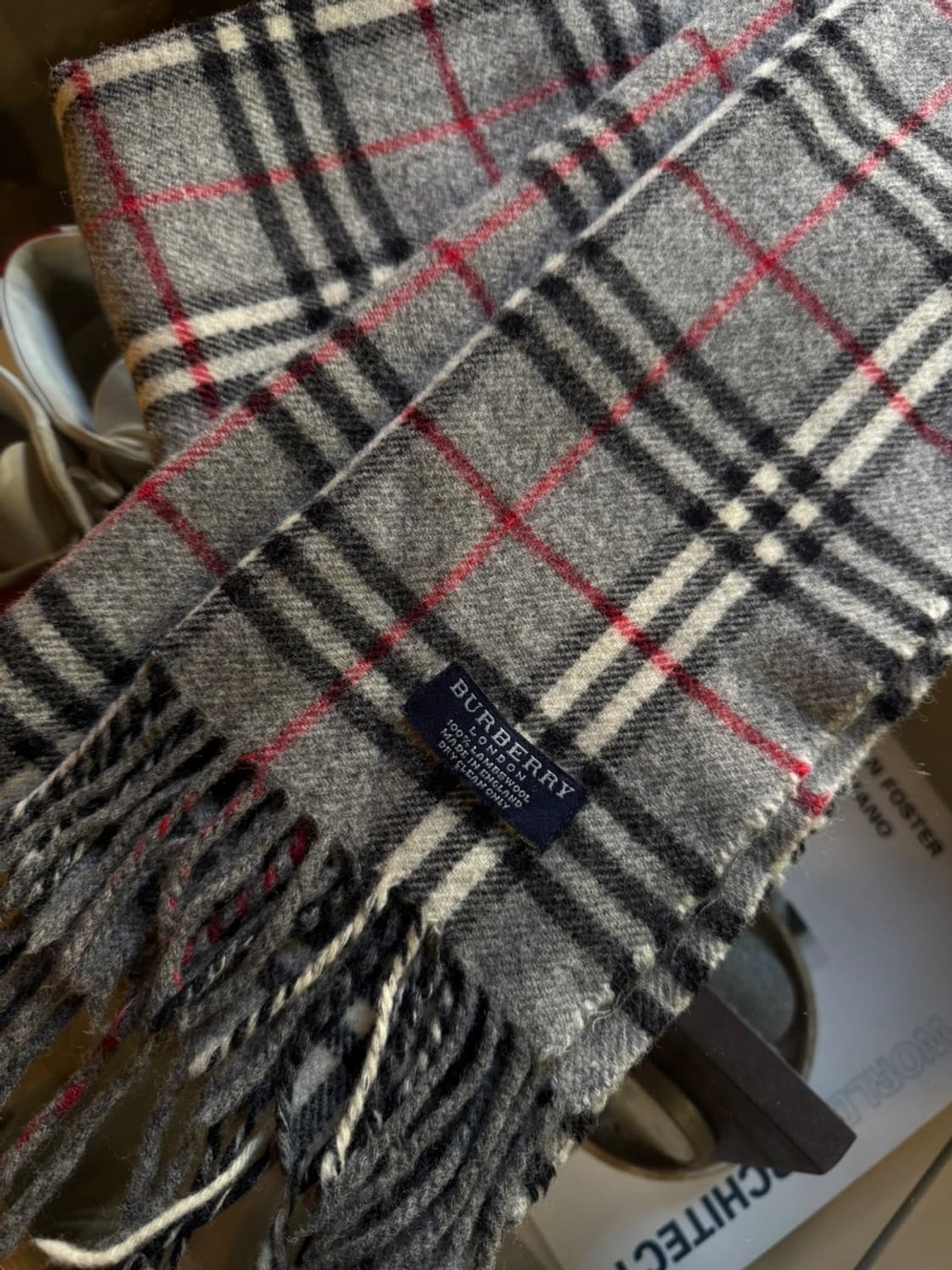 버버리 캐시미어 머플러 상품이미지5