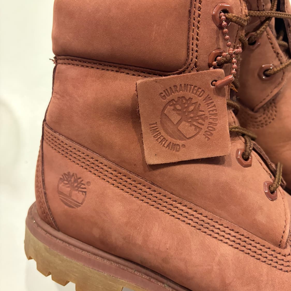 [255] 팀버랜드 우먼 워커 브라운 핑크 부츠 상품이미지4