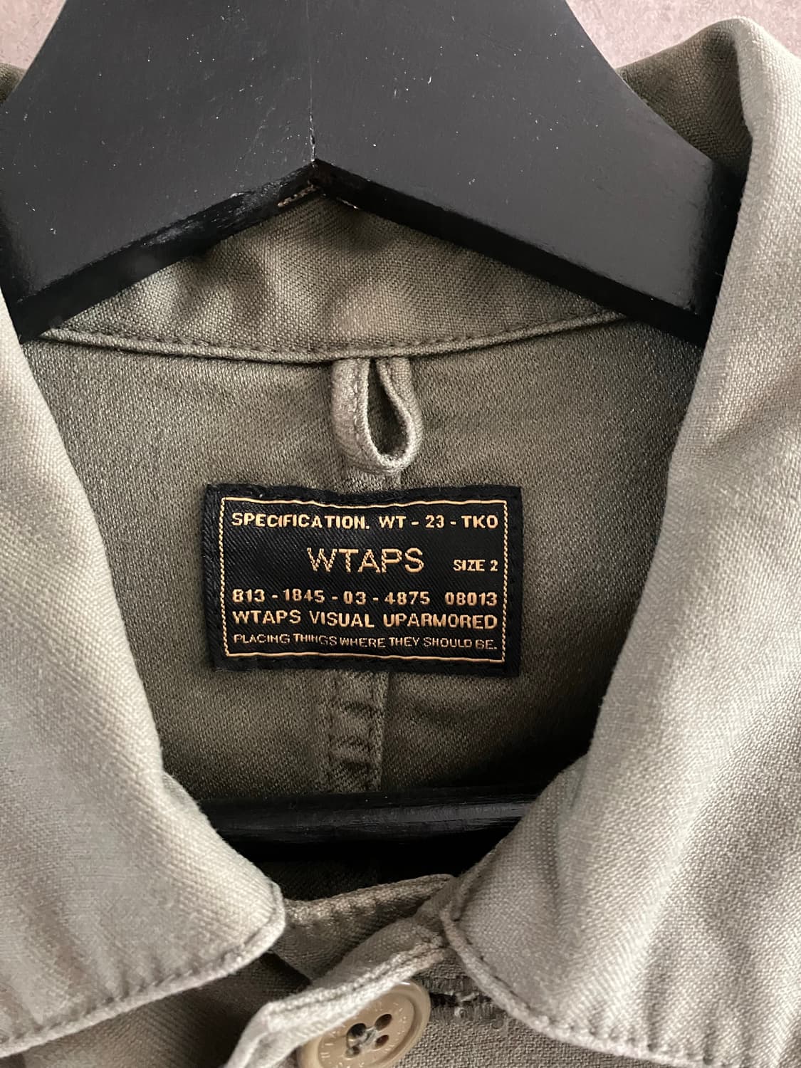 Wtaps 더블탭스 Buds 사틴 퍼티그 셔츠 상품이미지5