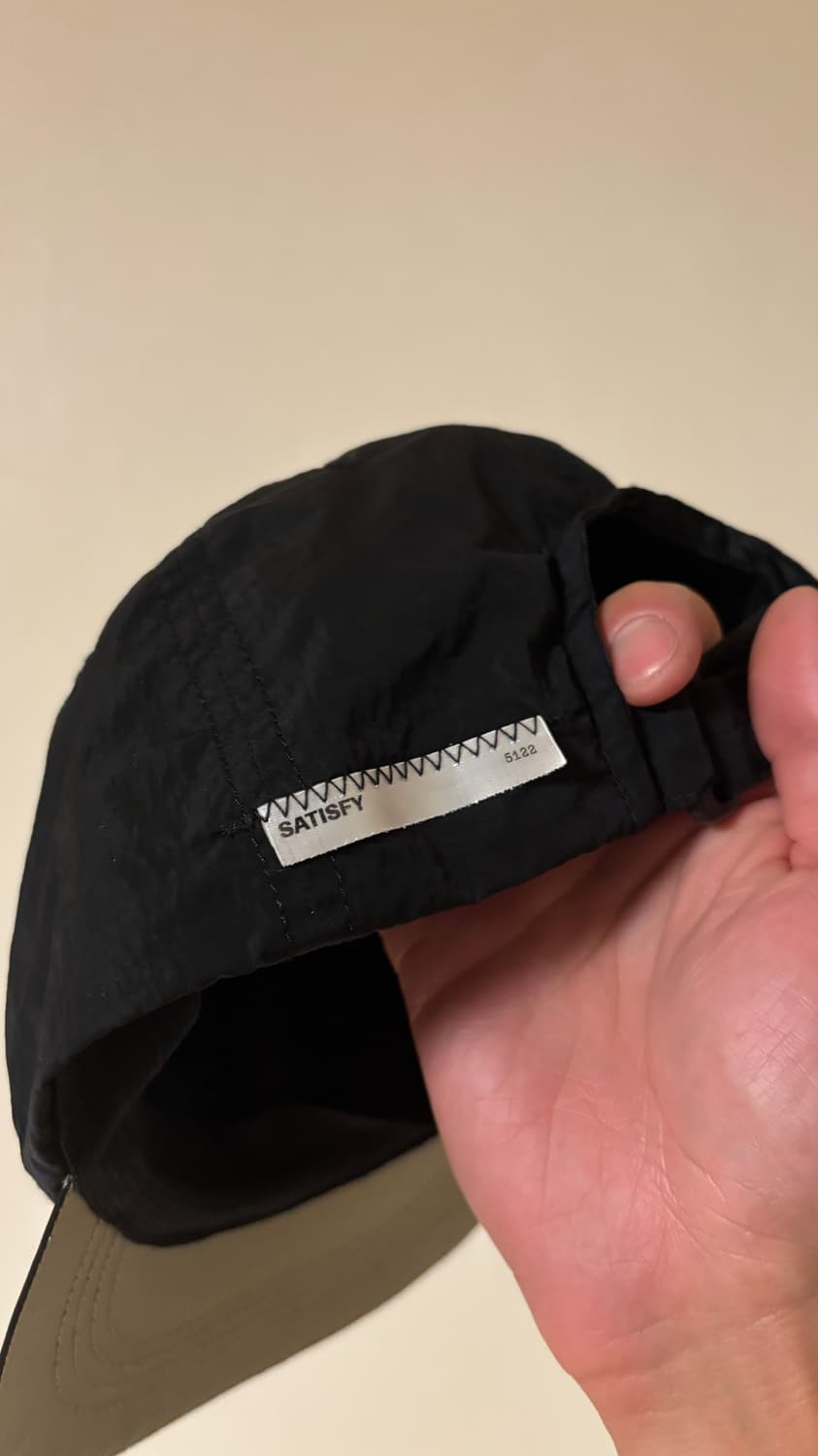 새티스파이 플라이트실크 러닝 캡 블랙 상품이미지2