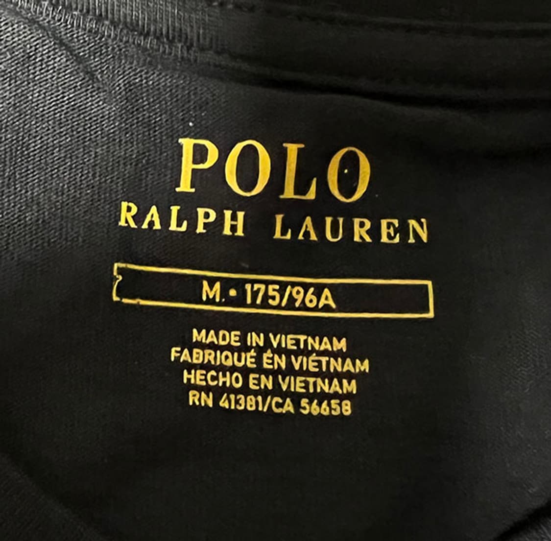 POLO 폴로 남자 롱슬리브 새상품 춘하 블랙 캐주얼 M 95-100 상품이미지5