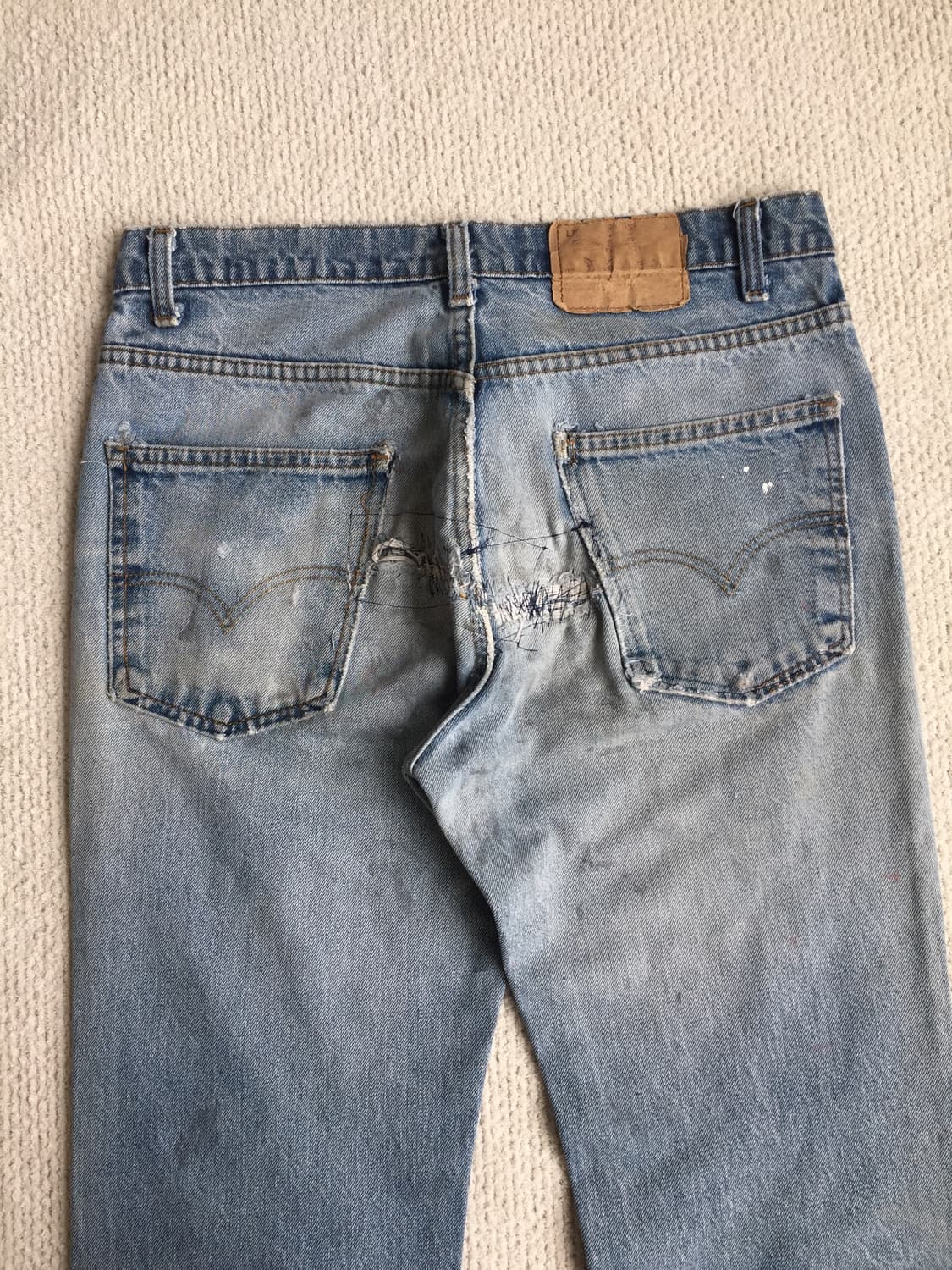 70-80‘s levis 리바이스 517 66사양 오렌지탭 상품이미지7