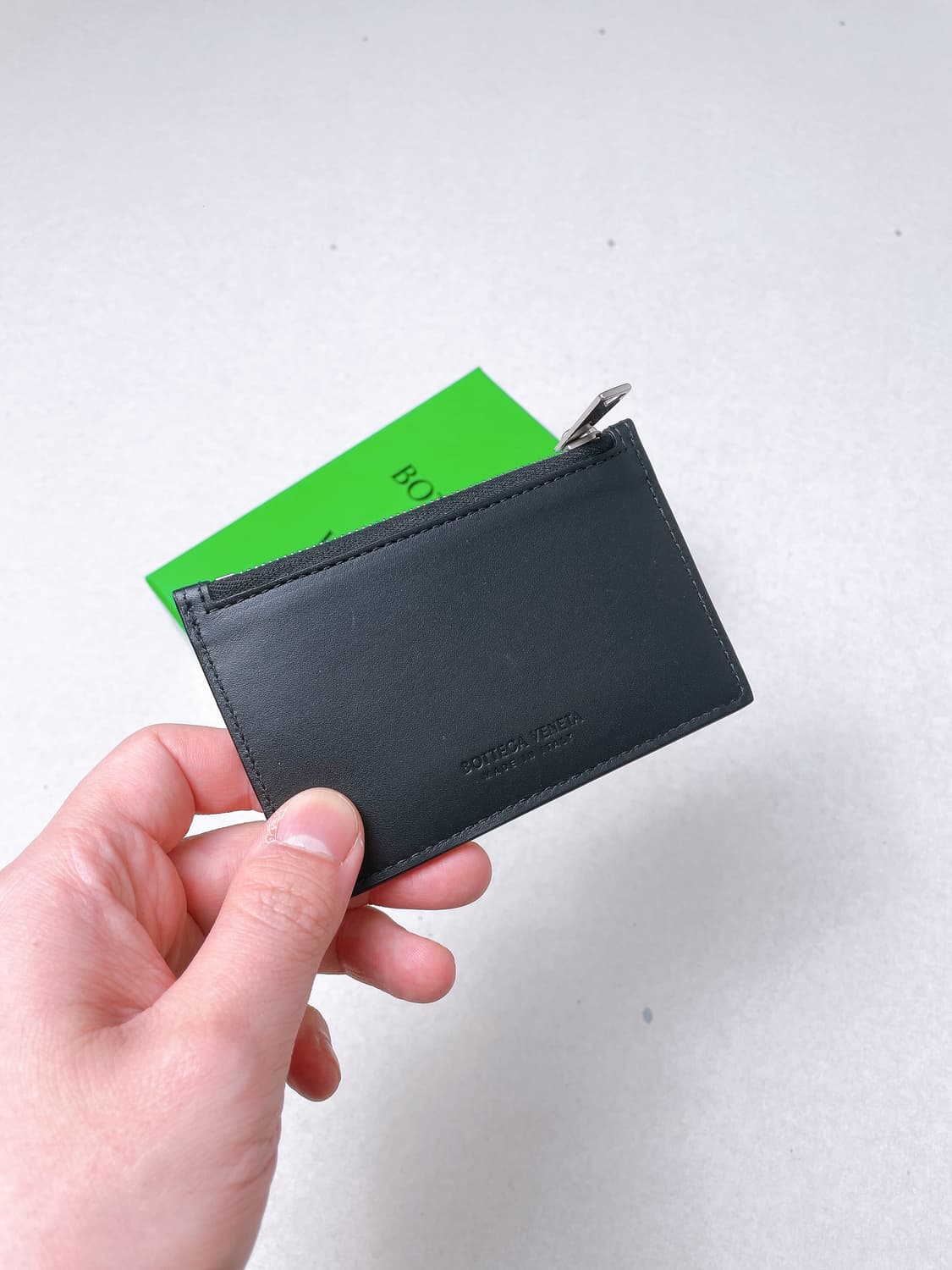 (정품/새상품) 보테가베네타 인트레치아토  지퍼 카드 지갑 상품이미지3