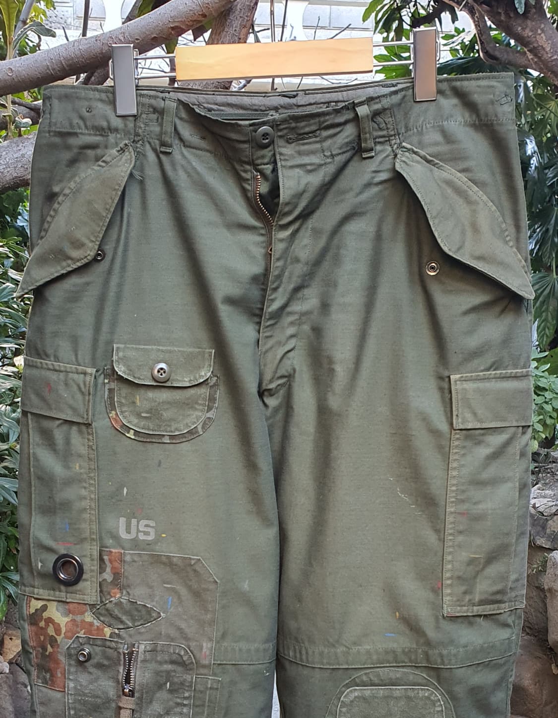 m65팬츠 빈티지 커스텀 [업그레이드버전/ 에시드 머드/썬페이딩 ] 상품이미지3