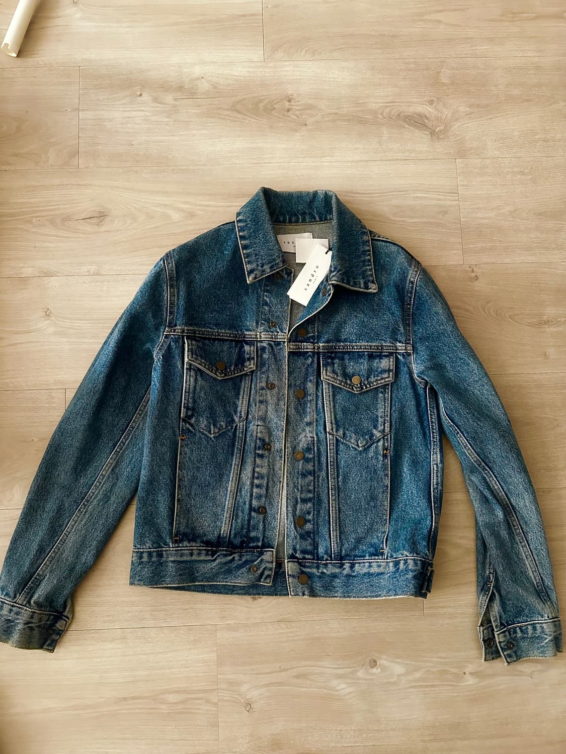 산드로 Sandro 데님 청자켓 상품이미지1