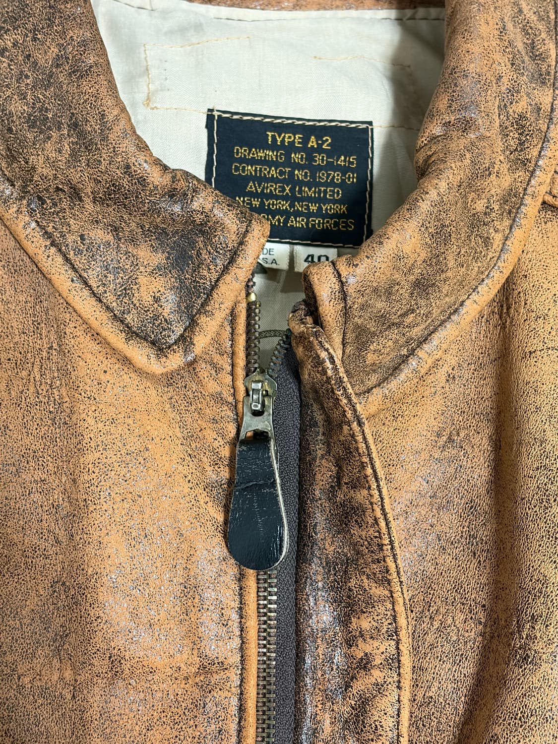 80~90S USA 아비렉스 A2 자켓  상품이미지4