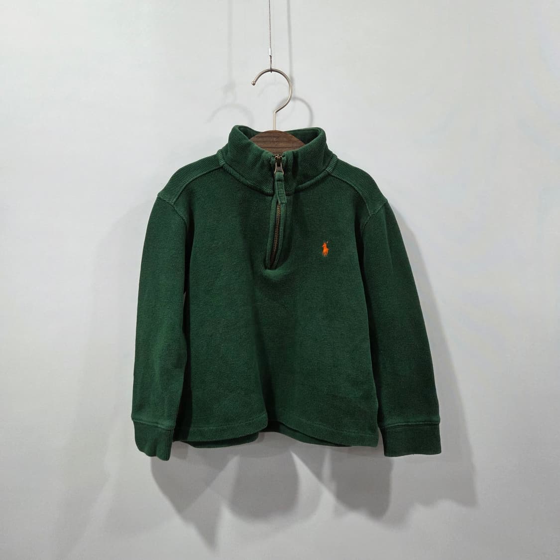 폴로랄프로렌 키즈 코튼 풀오버 하프집업 4T 상품이미지1