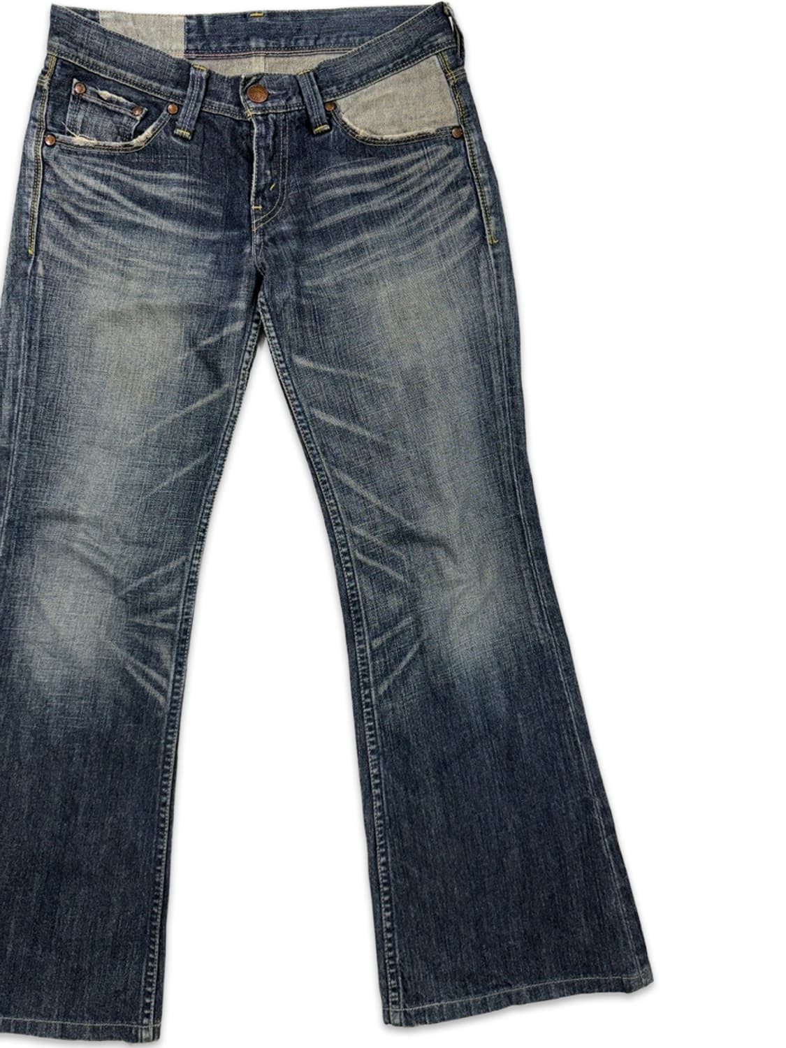 빈티지 리바이스 로우라이즈 플레어 부츠컷 데님 팬츠 상품이미지2