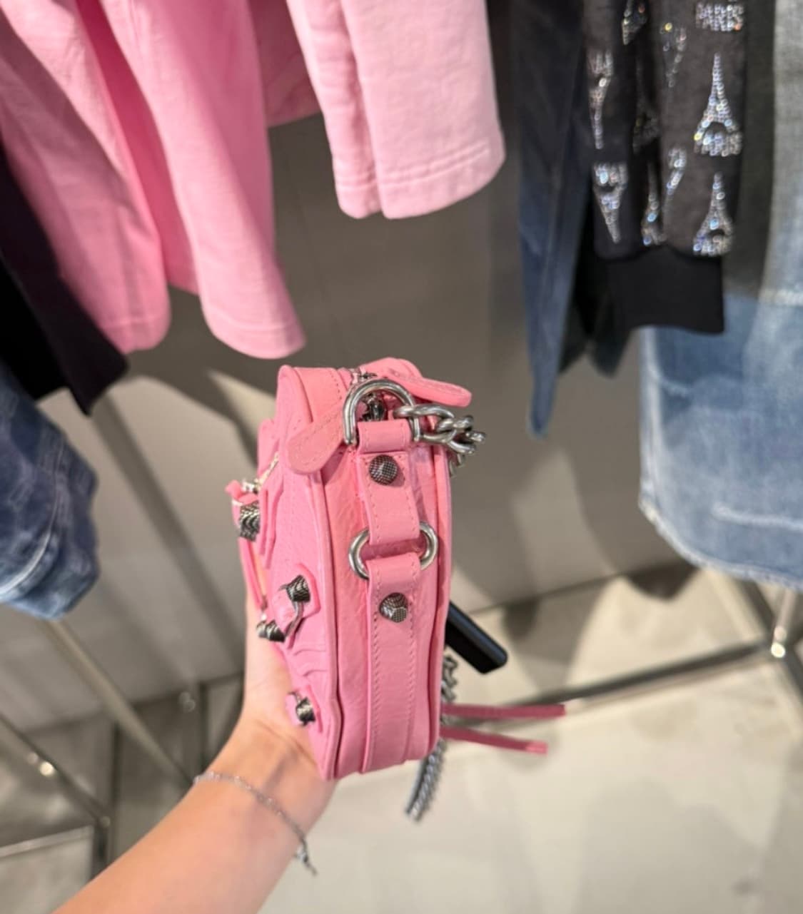 [새상품,정가 200만원대] 발렌시아가 미니 르 카골 숄더백,체인백💖 상품이미지3