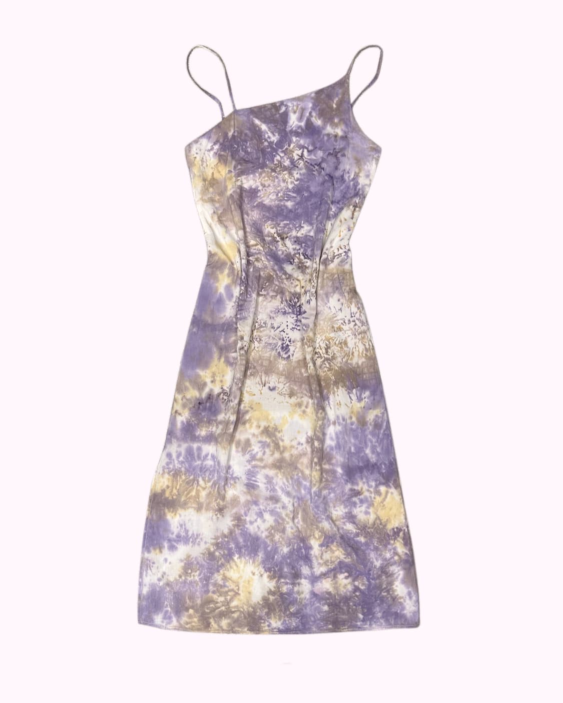 purple tie-dye unbalance dress 상품이미지1