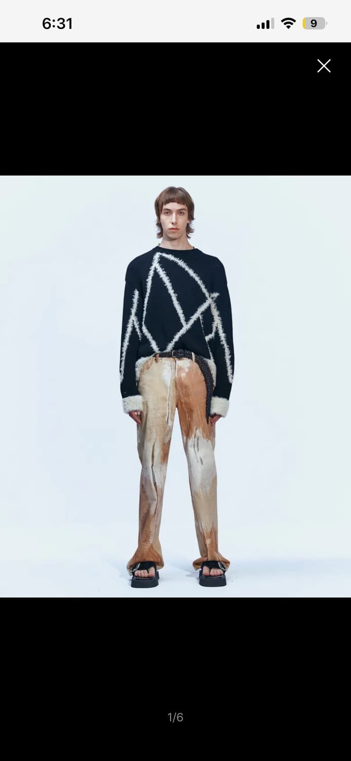 앤더슨벨 23ss 인타르시아 스웨터 s 상품이미지5