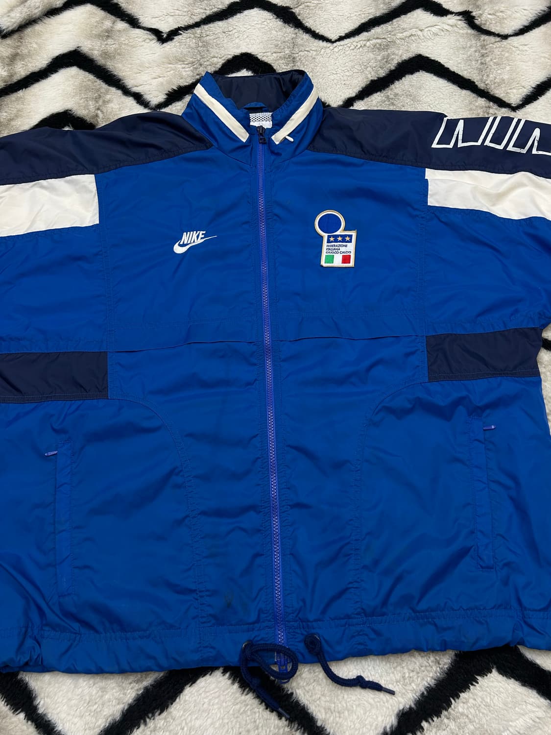 [L]나이키90s 오버핏 이탈리아 축구 국대 바람막이 상품이미지3