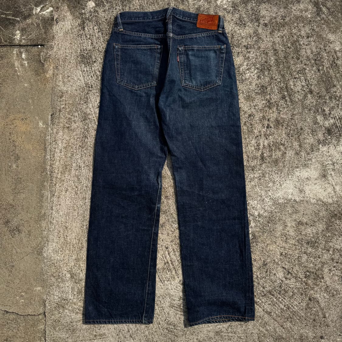 [31] Denime 드님 레더패치 셀비지 데님 팬츠 상품이미지2