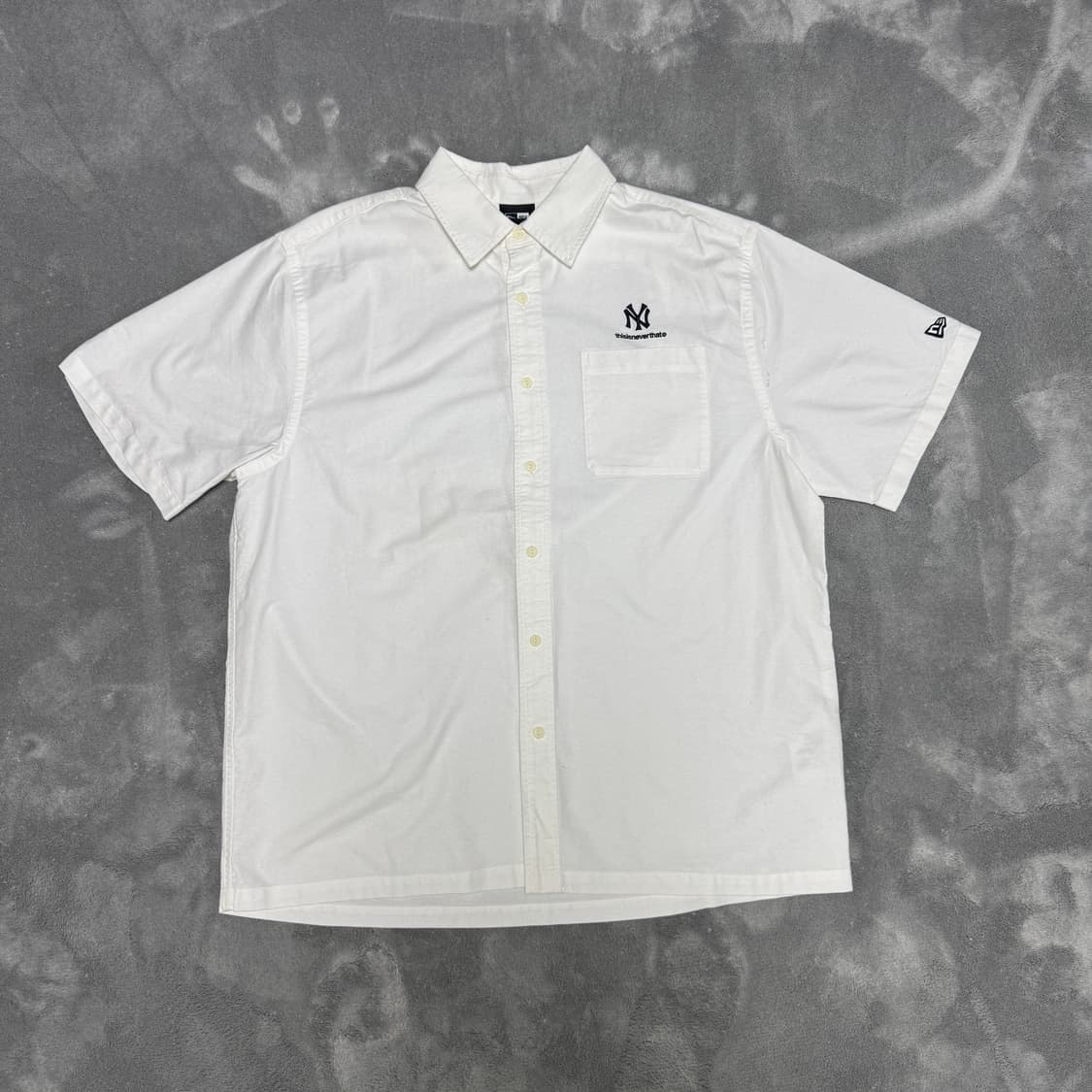 뉴에라X 디스이즈네버뎃 콜라보 반팔 셔츠 상품이미지1