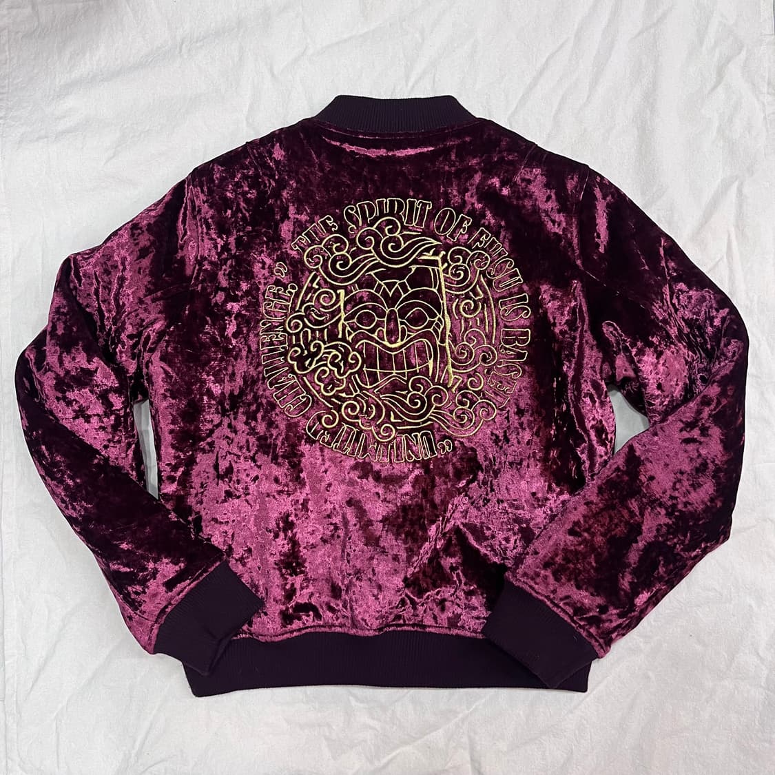 EVISU 에비수 벨벳 스카잔 자켓 상품이미지2