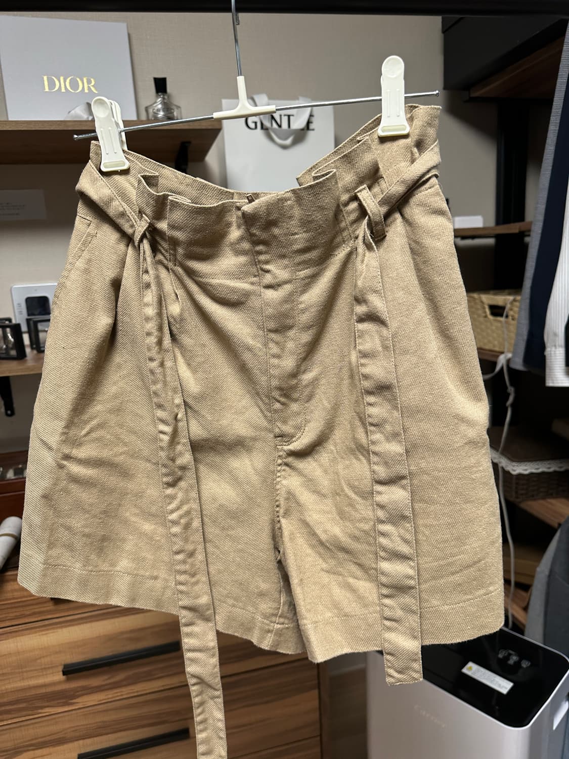 로엠 리본 반바지 베이지(28)    상품이미지5