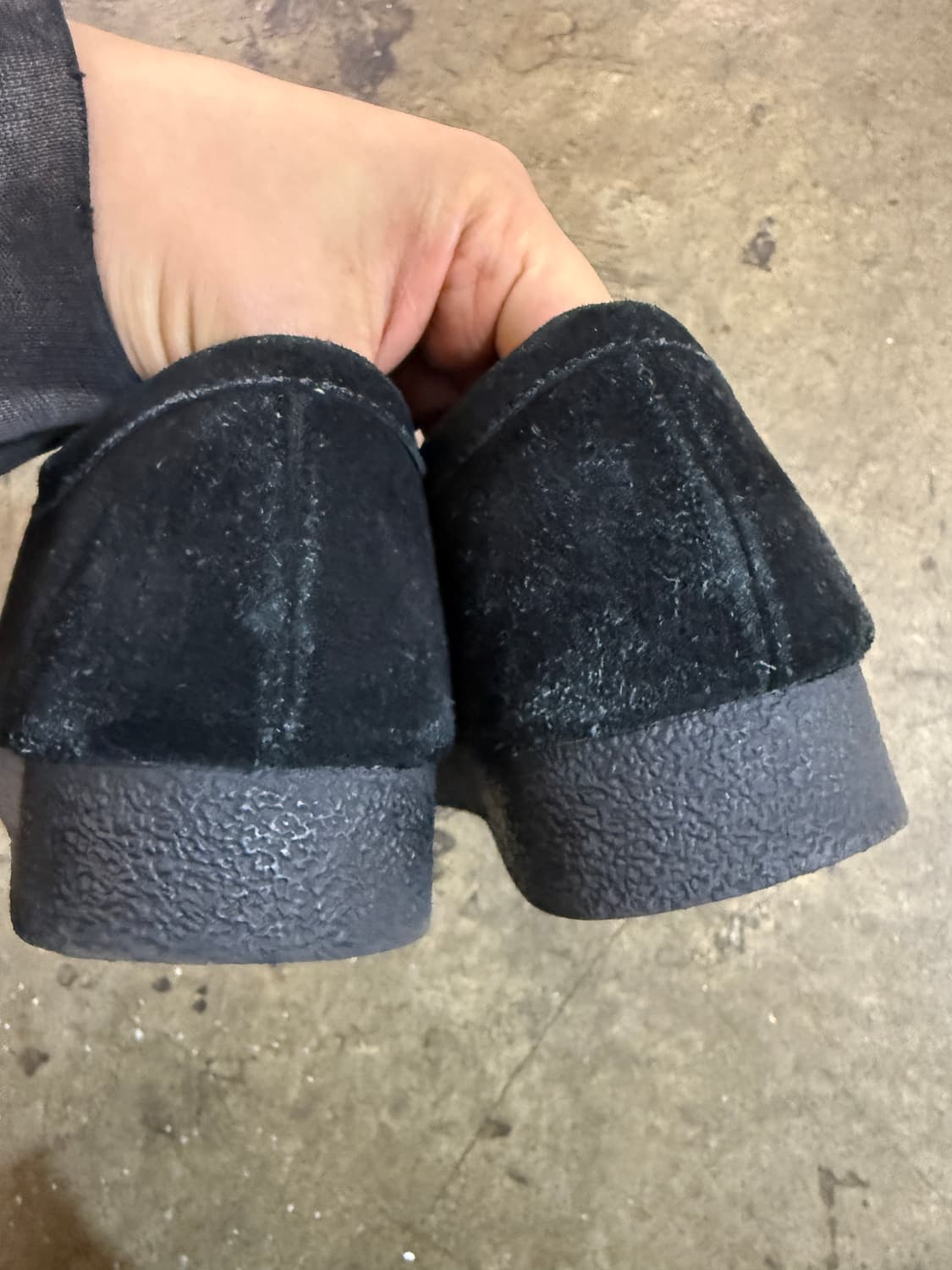 GU 리얼레더 블랙 모카신 슈즈 260mm 상품이미지7