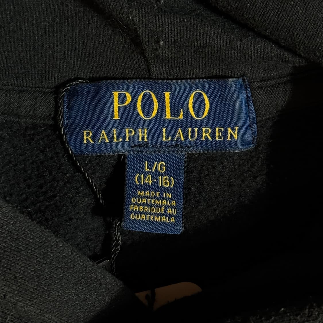 폴로 랄프로렌 블랙 후드티 상품이미지7