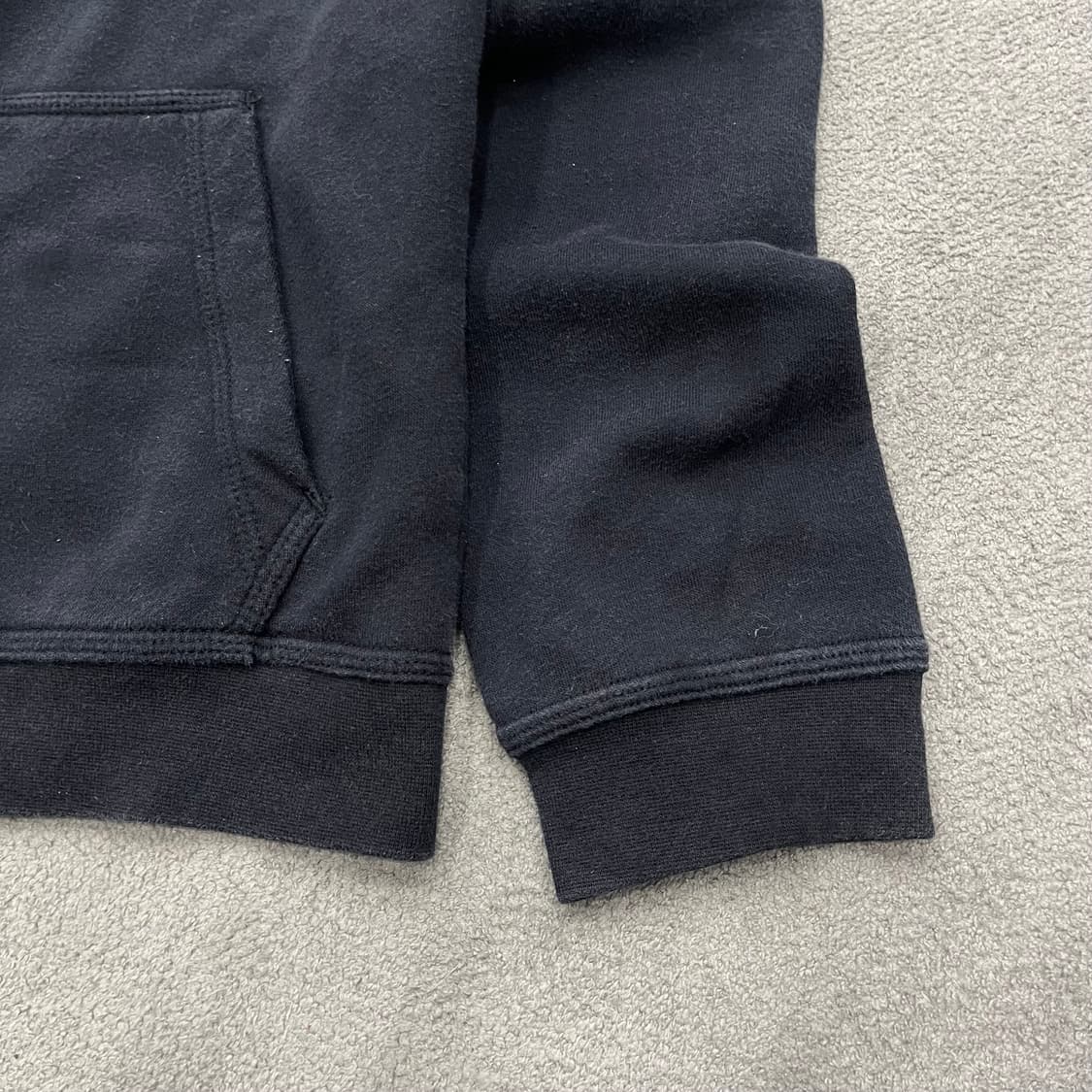 L 나이키 블랙 후드집업 상품이미지3