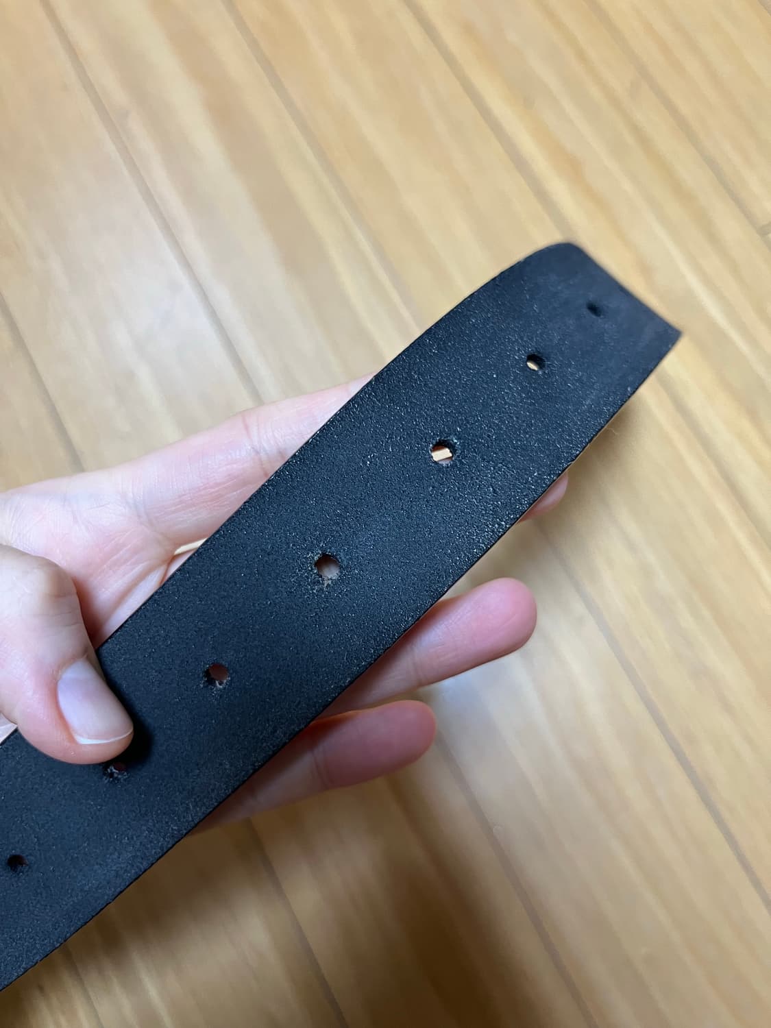 오베이 가죽 벨트 s/m 블랙 상품이미지7