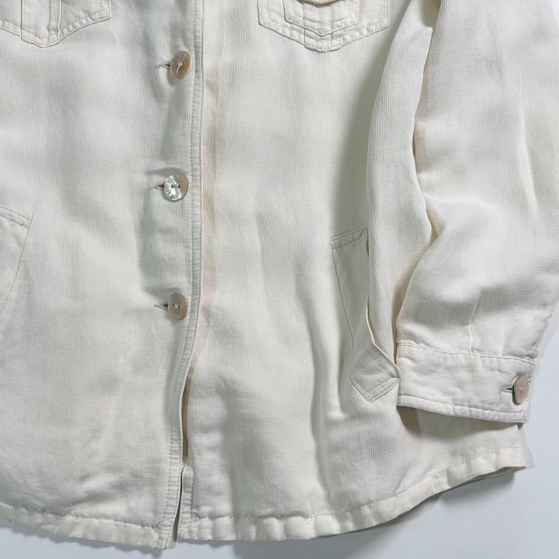 90s 펜디 린넨/코튼 자켓 상품이미지4