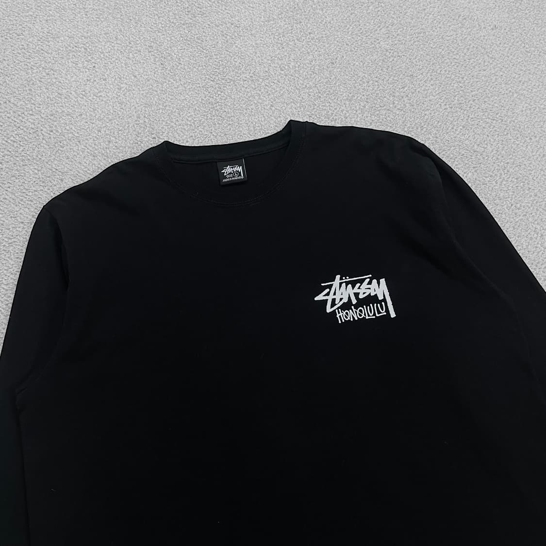 스투시 Stussy 호놀룰루 롱슬리브 블랙 상품이미지4