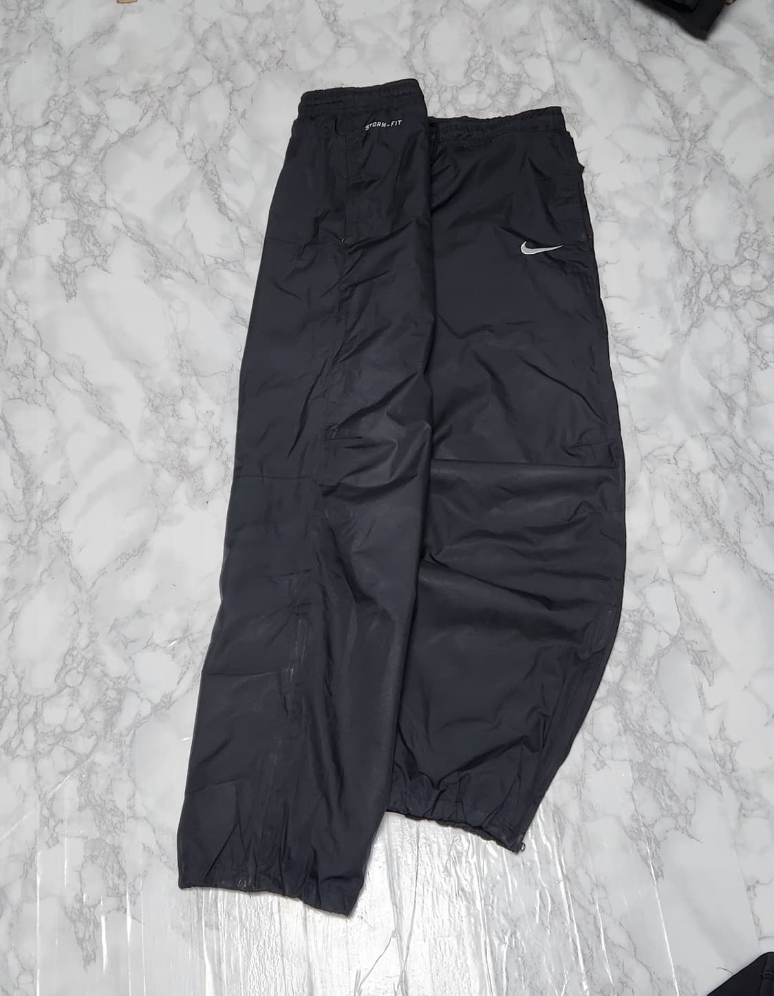 나이키 블랙 트랙팬츠 바람막이 와이드 바지 상품이미지1