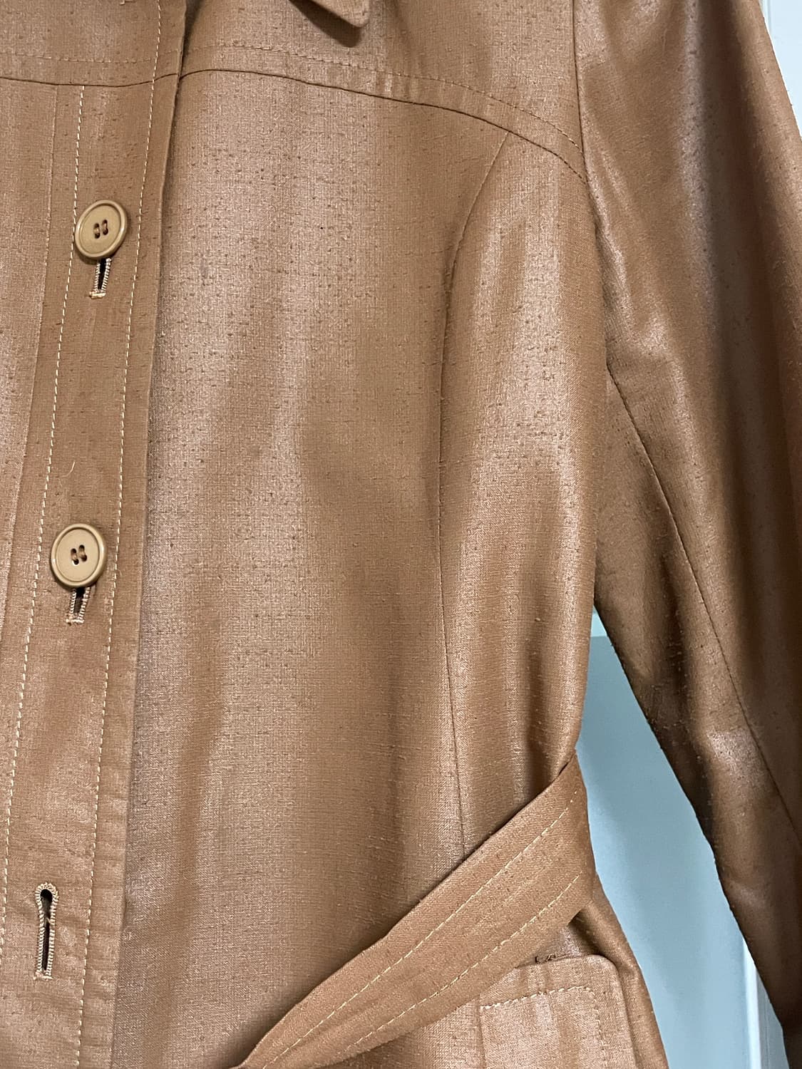 브라운 레더st 코트 상품이미지2