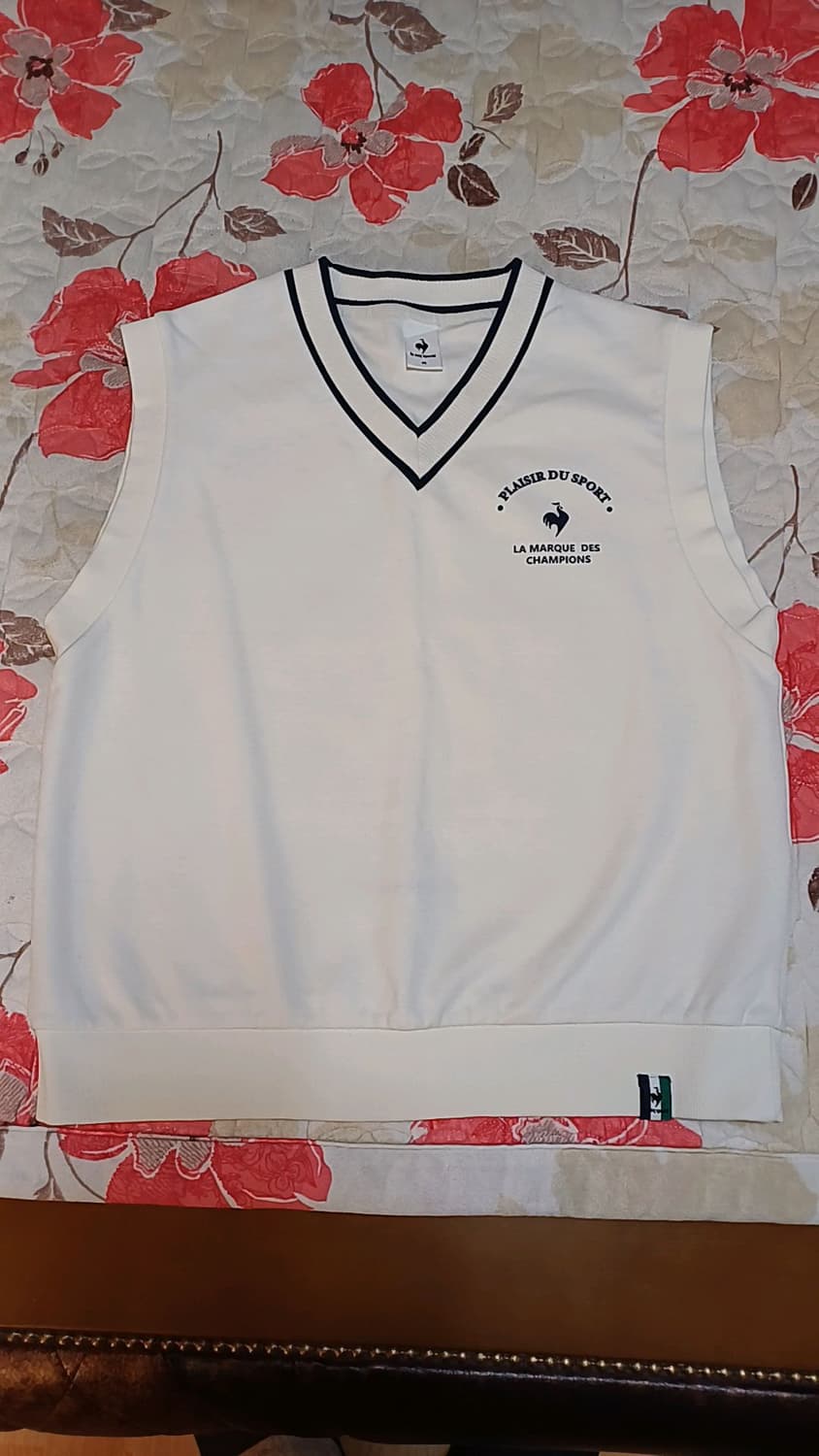 르꼬끄 테니스 춘추용조끼 실측100 가슴55 기장67 상품이미지1