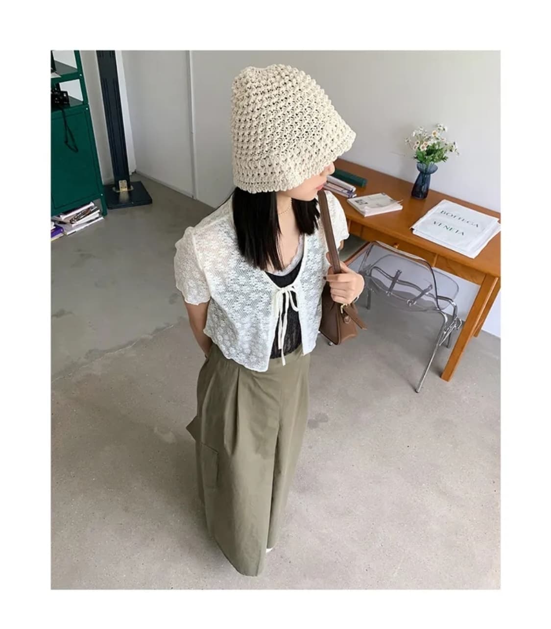 니지 floria vintage 가디건 아이보리 상품이미지2