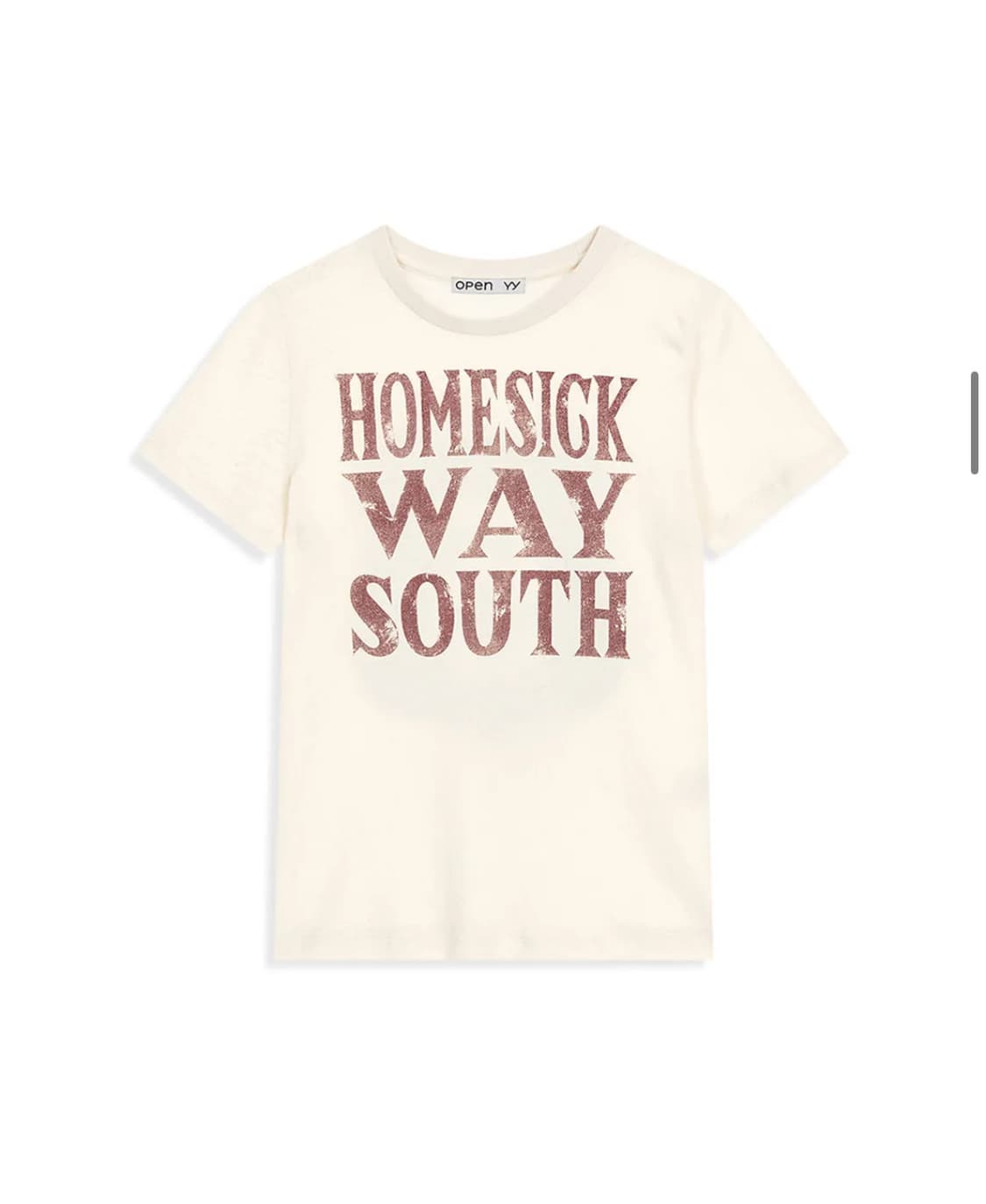 HOMESICK TEE(cream) 상품이미지2