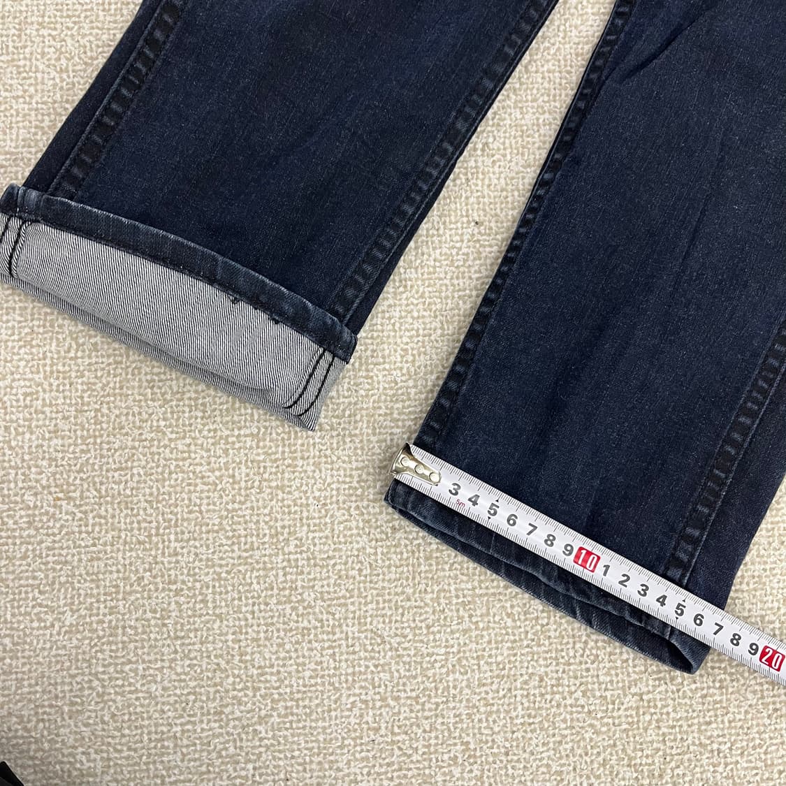 [32] 리바이스 508 레귤러 테이퍼드핏 진청 데님 청바지 0102M1 상품이미지9