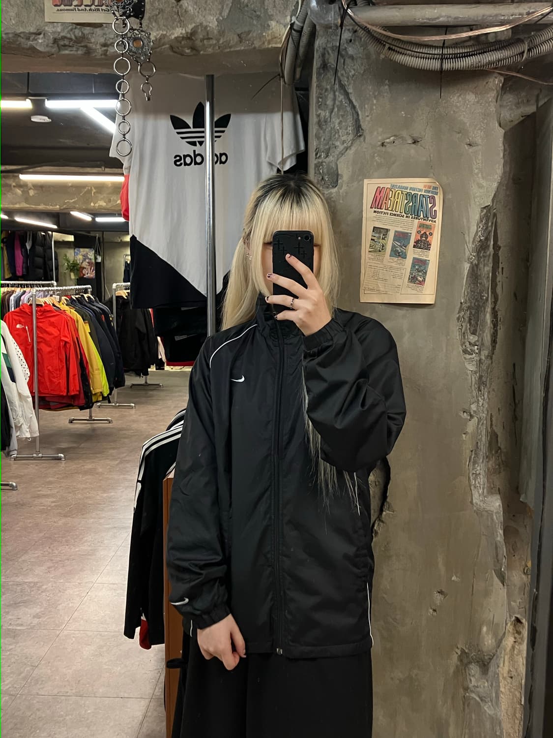 나이키 바람막이 블랙 S   #csz2110 상품이미지2