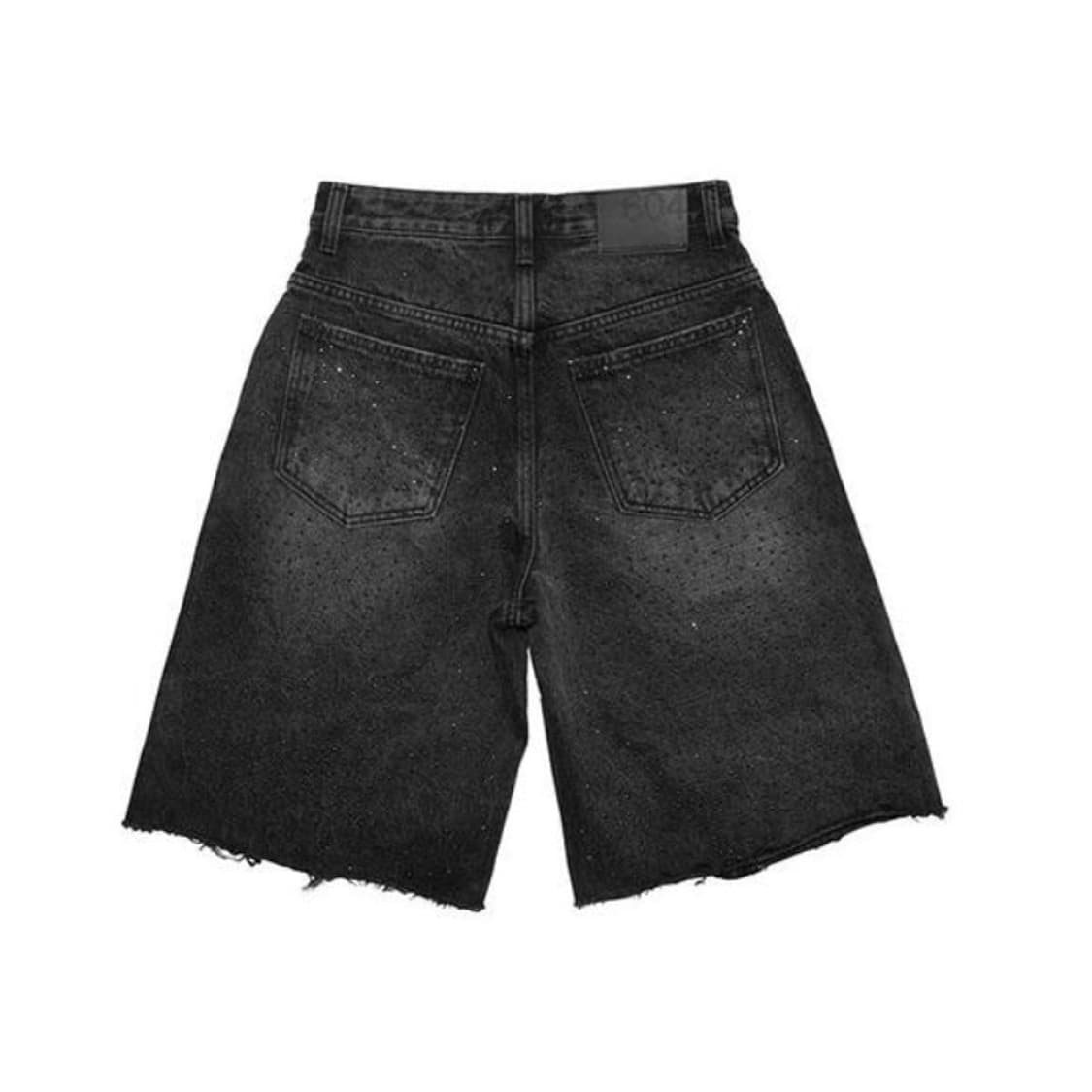 CAPSULE ONYX DENIM JORTS IN WASHED BLACK 상품이미지2